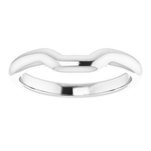 Charger l&#39;image dans la galerie, Sterling Silver Band for 9 mm Asscher Ring
