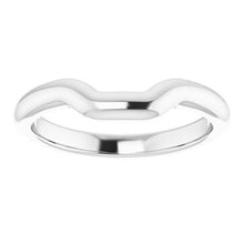 Charger l&#39;image dans la galerie, Sterling Silver Band for 10 mm Asscher Ring
