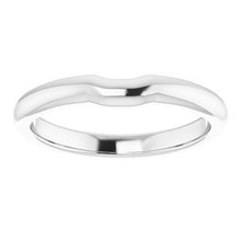 Charger l&#39;image dans la galerie, Sterling Silver Band for 6x4 mm Emerald Ring
