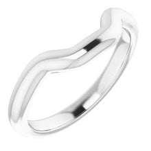 Charger l&#39;image dans la galerie, Sterling Silver Band for 12x10 mm Emerald Ring
