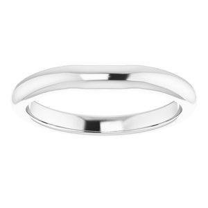 Sterling Silver Band for 5.5 mm Square Ring