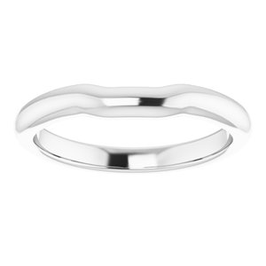 Sterling Silver Band for 6.5 mm Square Ring