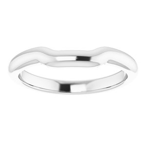 Sterling Silver Band for 8 mm Square Ring