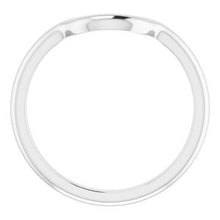 Load image into Gallery viewer, Sterling Silver Band for 10x8 mm Oval Ring
