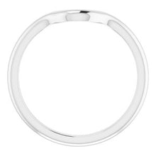 Charger l'image dans la galerie, Sterling Silver Band for 8x6 mm Oval Ring

