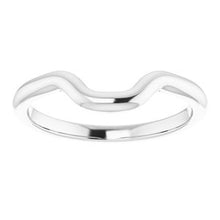 Load image into Gallery viewer, Sterling Silver Band for 8x6 mm Emerald Ring
