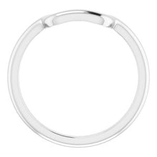 Load image into Gallery viewer, Sterling Silver Band for 9 mm Square Ring
