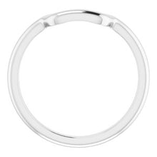 Load image into Gallery viewer, Sterling Silver Band for 8 mm Square Ring
