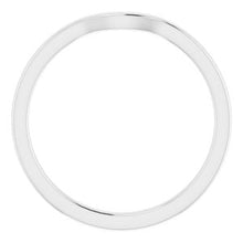 Charger l'image dans la galerie, Sterling Silver Band for 5x3 mm Oval Ring
