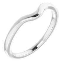 Charger l&#39;image dans la galerie, Sterling Silver Band for 5 mm Cushion Ring
