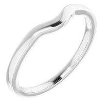 Charger l'image dans la galerie, Sterling Silver Band for 6x4 mm Oval Ring
