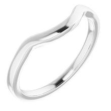 Charger l'image dans la galerie, Sterling Silver Band for 8 mm Cushion Ring
