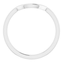 Load image into Gallery viewer, Sterling Silver Band for 8x6 mm Emerald Ring
