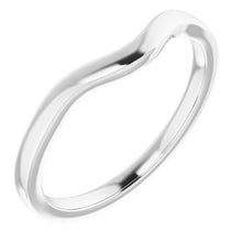 Charger l&#39;image dans la galerie, Sterling Silver Band for 4.5 mm Square Ring
