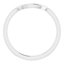 Charger l'image dans la galerie, Sterling Silver Band for 5.5 mm Square Ring
