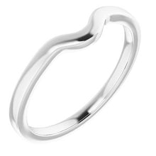 Charger l'image dans la galerie, Sterling Silver Band for 6x3 mm Marquise Ring
