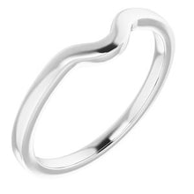 Load image into Gallery viewer, Sterling Silver Band for 7x3.5 mm Marquise Ring

