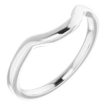 Load image into Gallery viewer, Sterling Silver Band for 8 mm Square Ring

