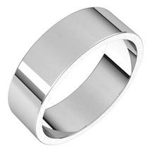 Charger l&#39;image dans la galerie, Sterling Silver 6 mm Flat Band Size 7
