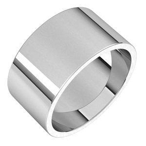 Palladium 10 mm Flat Band Taille 12