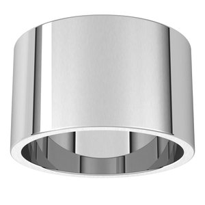 Palladium 12 mm Flat Band Size 9