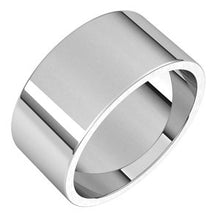 Load image into Gallery viewer, Sterling Silver 9 mm Flat Band Size 9.5
