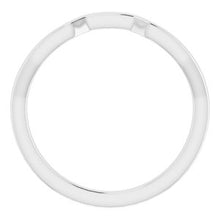 Load image into Gallery viewer, Sterling Silver Band for 8x6 mm Oval Ring
