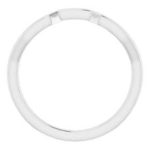 Load image into Gallery viewer, Sterling Silver Band for 12x10 mm Oval Ring
