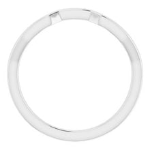 Load image into Gallery viewer, Sterling Silver Band for 8 mm Cushion Ring
