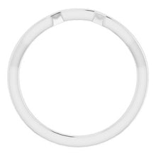 Charger l'image dans la galerie, Sterling Silver Band for 8x6 mm Emerald Ring
