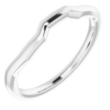 Charger l'image dans la galerie, Sterling Silver Band for 16x12 mm Emerald Ring
