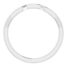 Load image into Gallery viewer, Sterling Silver Band for 7 mm Square Ring
