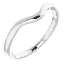 Charger l'image dans la galerie, Sterling Silver Band for 8 mm Round Ring
