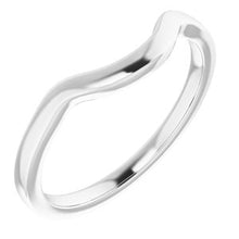 Charger l'image dans la galerie, Sterling Silver Band for 10x8 mm Oval Ring
