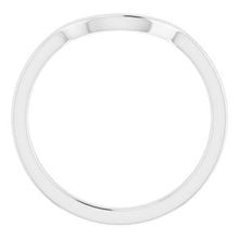 Charger l'image dans la galerie, Sterling Silver Band for 10x8 mm Oval Ring
