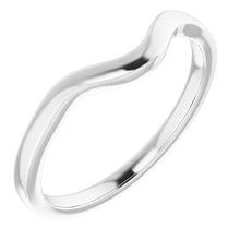 Charger l'image dans la galerie, Sterling Silver Band for 8x6 mm Emerald Ring
