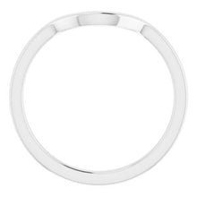 Load image into Gallery viewer, Sterling Silver Band for 9x7 mm Emerald Ring
