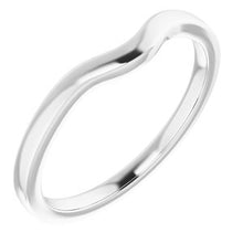 Charger l'image dans la galerie, Sterling Silver Band for 4 mm Square Ring
