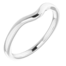 Charger l'image dans la galerie, Sterling Silver Band for 4.5 mm Square Ring
