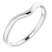 Charger l&#39;image dans la galerie, Sterling Silver Band for 5.5 mm Square Ring
