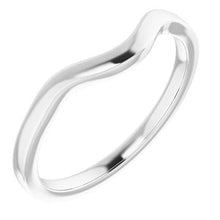 Load image into Gallery viewer, Sterling Silver Band for 7 mm Square Ring
