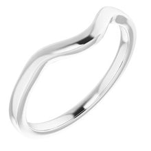 Load image into Gallery viewer, Sterling Silver Band for 8 mm Square Ring
