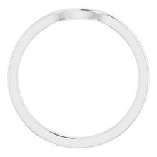 Charger l'image dans la galerie, Sterling Silver Band for 6x4 mm Oval Ring
