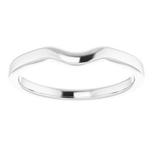 Charger l'image dans la galerie, Sterling Silver Band for 6x4 mm Oval Ring
