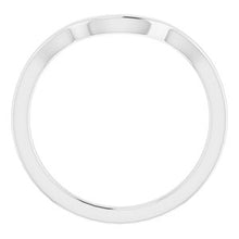 Charger l'image dans la galerie, Sterling Silver Band for 9 mm Cushion Ring
