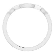 Charger l&#39;image dans la galerie, Sterling Silver Band for 10 mm Cushion Ring
