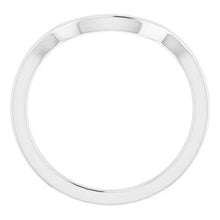 Charger l'image dans la galerie, Sterling Silver Band for 11 mm Cushion Ring
