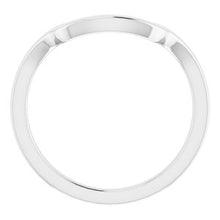 Charger l'image dans la galerie, Sterling Silver Band for 14 mm Cushion Ring

