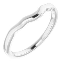 Load image into Gallery viewer, Sterling Silver Band for 6x4 mm Emerald Ring
