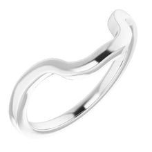 Charger l'image dans la galerie, Sterling Silver Band for 14x10 mm Emerald Ring
